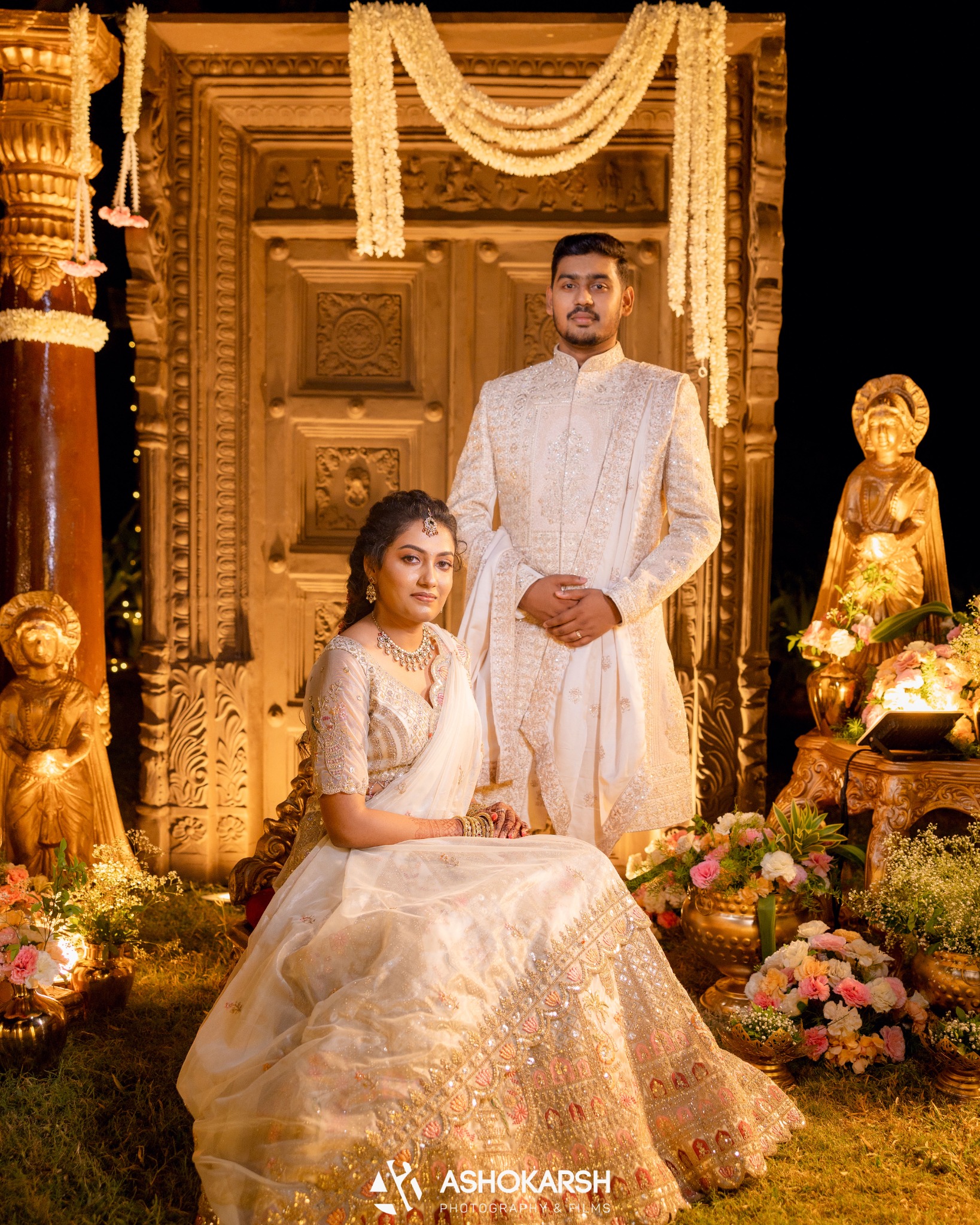 Portrait of Karthik and Priya